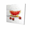 Fondo 12 x 12 in. Grapefruit Slice-Print on Canvas FO2789329